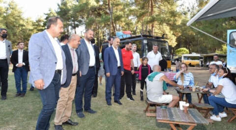 Karavan tutkunları Bursa'da festivalde buluştu