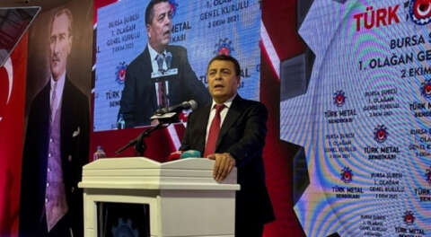 Türk Metal Sendikası Başkanı Pevrul Kavlak Bursa'da