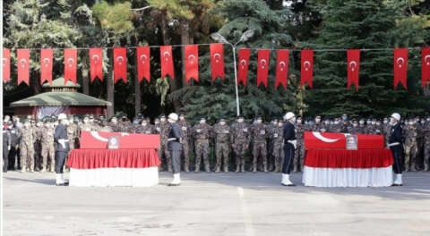 Gaziantep'te şehit polisler için tören düzenlendi