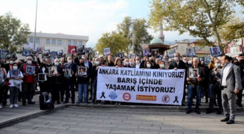 Bursa'da anma: Ankara Katliamı siyasi bir cinayettir