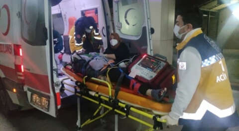 Ağır yaralı motosiklet sürücüsü kurtarılamadı