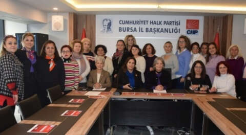 CHP Bursa Kadın Kolları: İstanbul Sözleşmesi'nden vazgeçmiyoruz