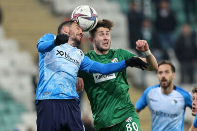 Bursaspor sahasında 1 puanı zor aldı