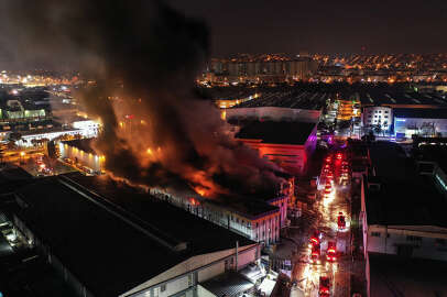 Bursa Organize Sanayi Bölgesi'nde büyük yangın