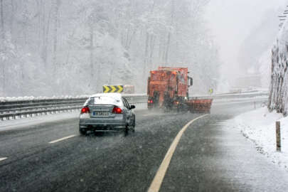 Bursa-Ankara kara yolunda tuzlama çalışması 