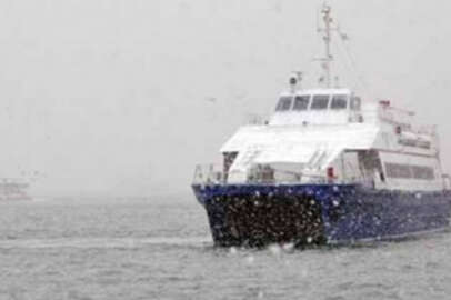 BUDO seferleri kar yağışı nedeniyle iptal edildi