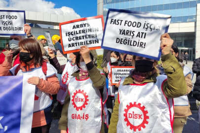 'Fast food işçileri insanca yaşamak istiyor'