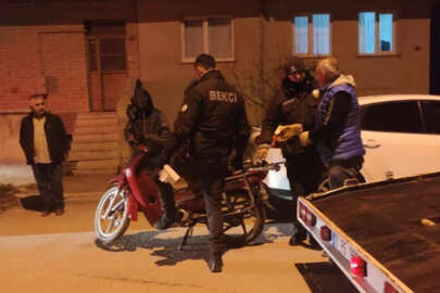 Hırsızlık şüphelileri kovalamaca sonucu yakalandı