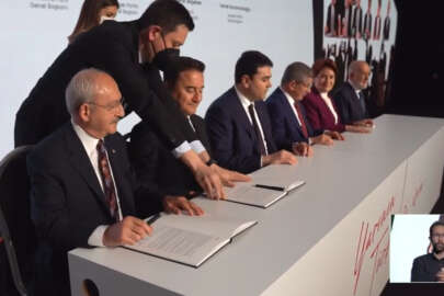 Tarihi gün; 6 lider 'Güçlendirilmiş Parlamenter Sistem' metnini imzaladı