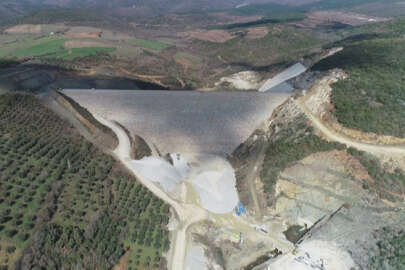 Bursa'da Yeşildere Barajı'nın yapımında sona yaklaşıldı