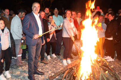 Hıdırellez ateşi Mudanya'da yandı