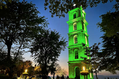 Bursa yeşil-beyaza büründü