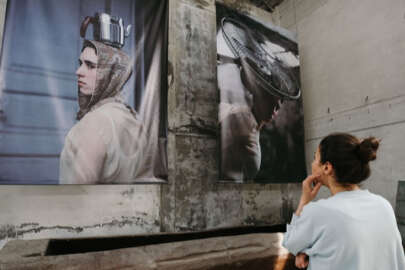 Nilüfer'de "yukarı baktıran" sergiler izlenime açıldı