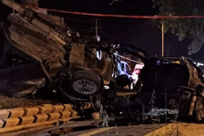 İnegöl'de feci kaza; Astsubay hayatını kaybetti