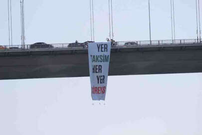 Türkiye İşçi Partisi'nden Boğaziçi Köprüsü'nde Gezi eylemi