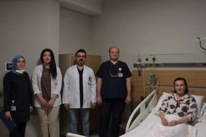 Kalbinde delik olan hasta Bursa'da ilk kez kullanılan yöntemle ameliyat edildi