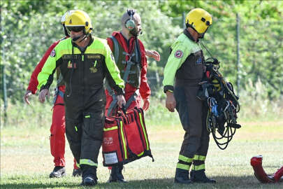 İtalya'da enkazına ulaşılan helikopterdeki 7 kişiden kurtulan olmadı