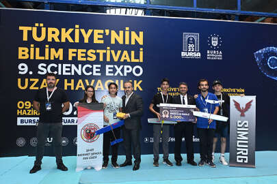 9. Science Expo Bursa Bilim Festivali'nde dereceye girenler ödüllendirildi