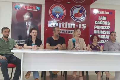 Eğitim İş Bursa'dan bu yıl İl Milli Eğitim Müdürüne karne yok