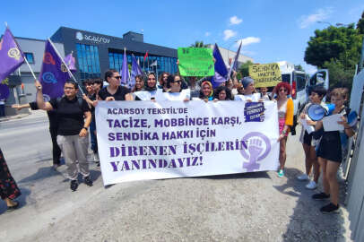 Kadınlardan 97 gündür direnen kadın emekçilere destek