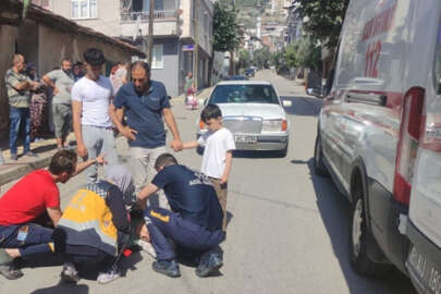 Orhangazi'de otomobilin çarptığı kadın yaralandı