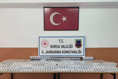 Gürsu'da kaçak sigara operasyonu