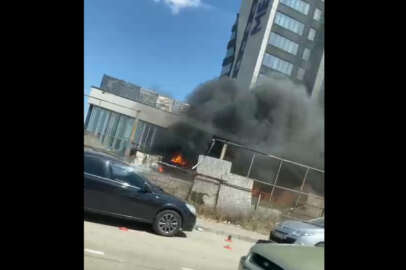 Bursa'da özel hastanenin tıbbi atık bölümünde korkutan yangın