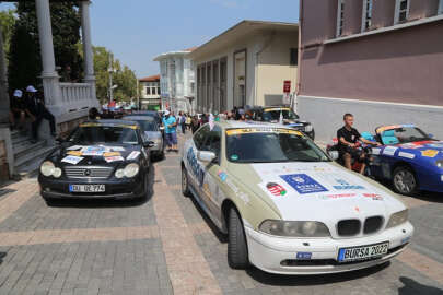 'Tuna'dan Orhun'a İpek Yolu Rallisi'nin katılımcıları Bursa'ya ulaştı