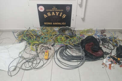 Gemlik'te inşatlardan hırsızlık yaptıkları iddia edilen 2 şüpheli yakalandı