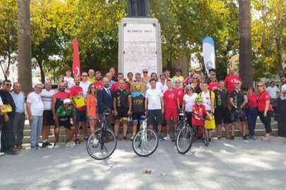 Tophane'den Mudanya'ya bisiklet turu gerçekleştirildi