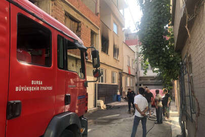 Yangın çıkan evde baygın bulunan genç tedavi altına alındı