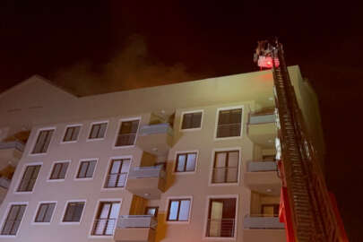 Görükle'de apartmanda çıkan yangın büyümeden söndürüldü