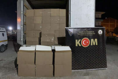 İnegöl'de 9 milyon 450 bin makaron ele geçirildi