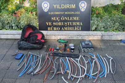 Bursa'da trafo hırsızlığına 4 gözaltı
