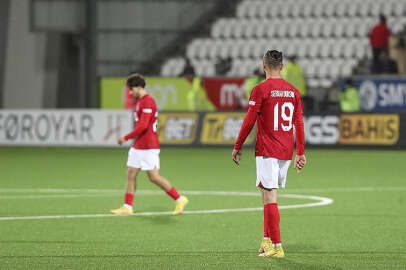 A Milli Futbol Takımı'ndan hayal kırıklığı; Faroe Adaları'na 2-1 mağlup oldu