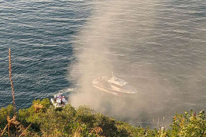 Mudanya'da balıkçı teknesi battı; Ölü ve yaralı yok