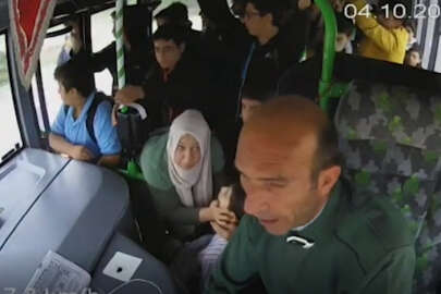 İnegöl'de halk otobüsü şoförü fenalaşan yolcuyu hastaneye yetiştirdi