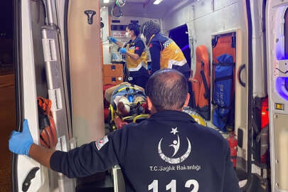 Bursa'da ambulansın çarptığı yaşlı kadın yaralandı