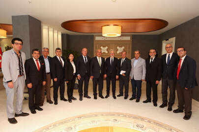 DSP Genel Başkanı Aksakal’dan Turgay Erdem’e ziyaret