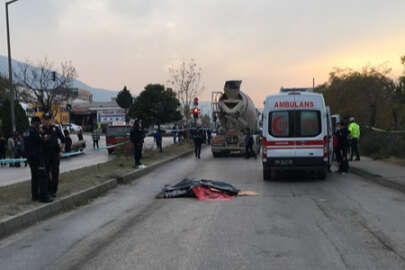 Beton mikserinin altında kalan bisikletli çocuk hayatını kaybetti