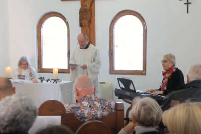 Antalya'da Dinler Bahçesi'nde Noel ayini