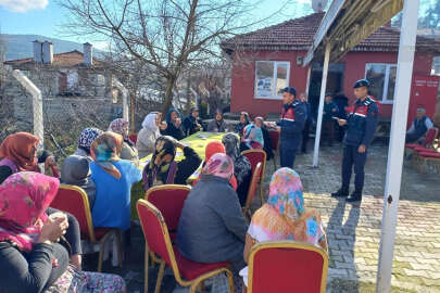 Harmancık'ta kadınlara KADES tanıtıldı