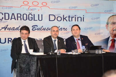 CHP'li Akdoğan ve Emre, Bursa'da Kılıçdaroğlu doktrinini anlattı