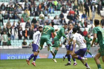 Bursaspor sahasında Afyonspor'la 1-1 berabere kaldı