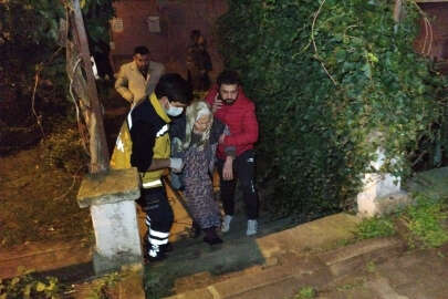 Gaz sızıntısından zehirlenen yaşlı kadın tedaviye alındı