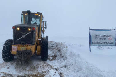 Bursa'da kardan kapanan 138 köyün yolu açıldı