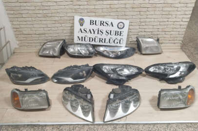 Lüks araçların farlarını çalan şüpheli yakalandı