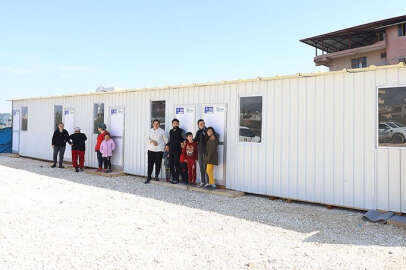 Acı hayata konteynerde yeni başlangıç