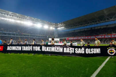 Fenerbahçe tribünlerinde 'Hükümet istifa' sloganları