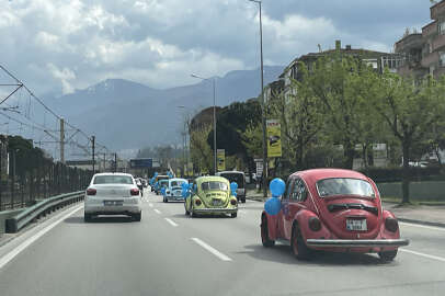 Bursa'da otizmli çocuklar vosvoslarla şehir turu attı